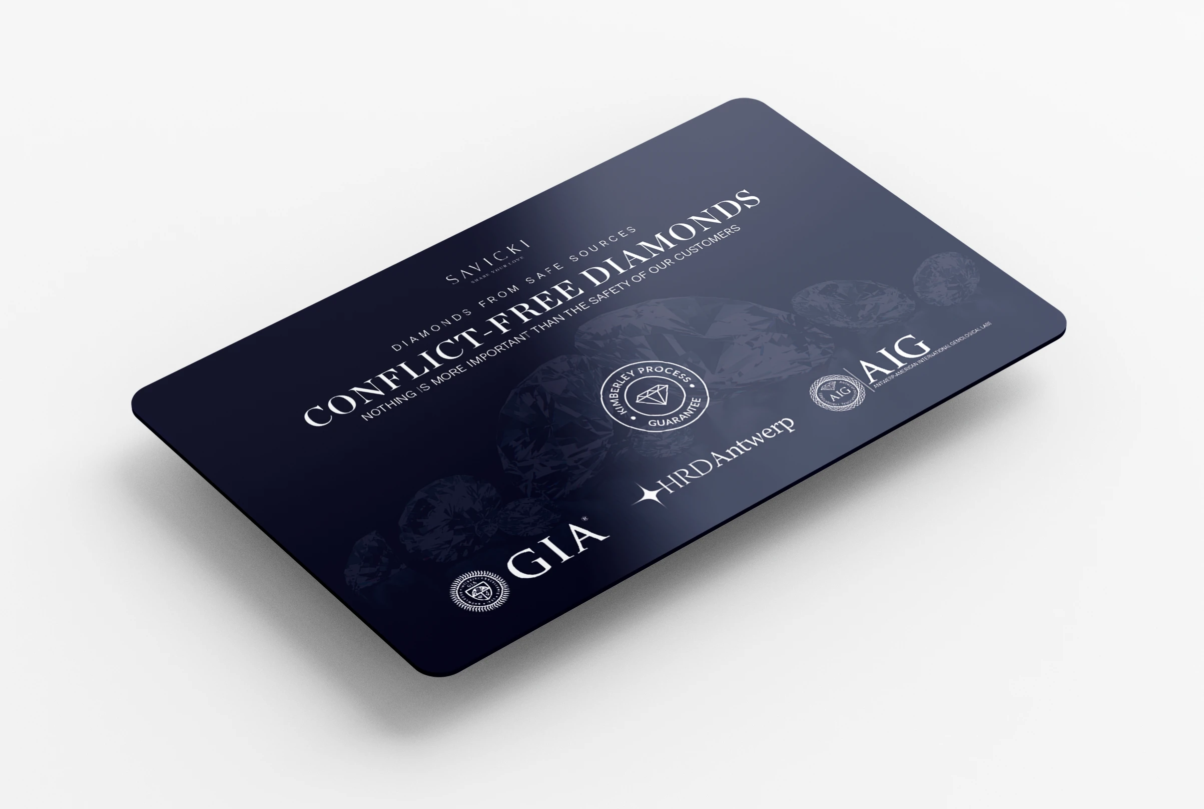 Λογότυπο πιστοποιητικού διαμαντιών